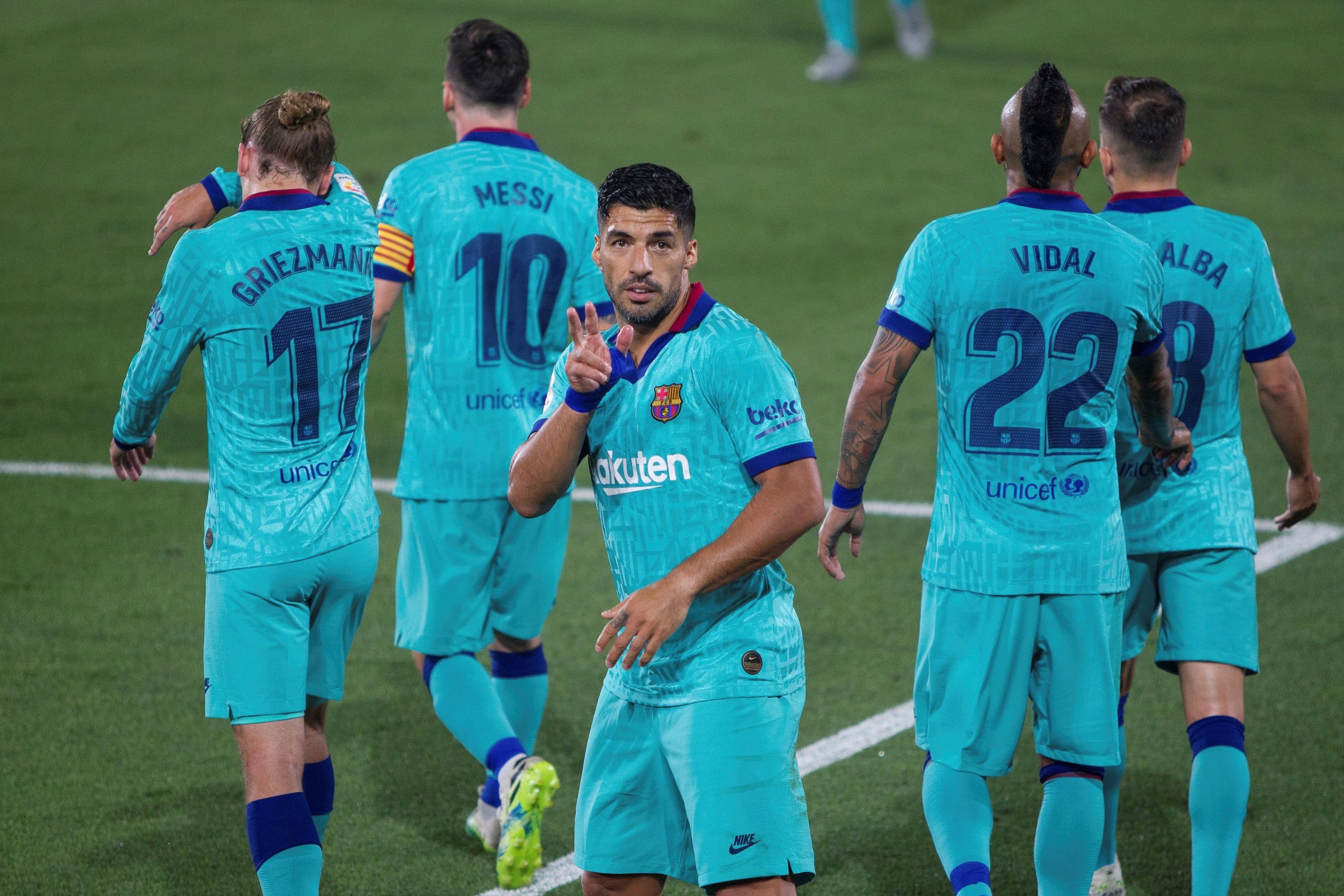 L'1x1 del Vila-real-Barça: resurrecció de Griezmann i històric Suárez