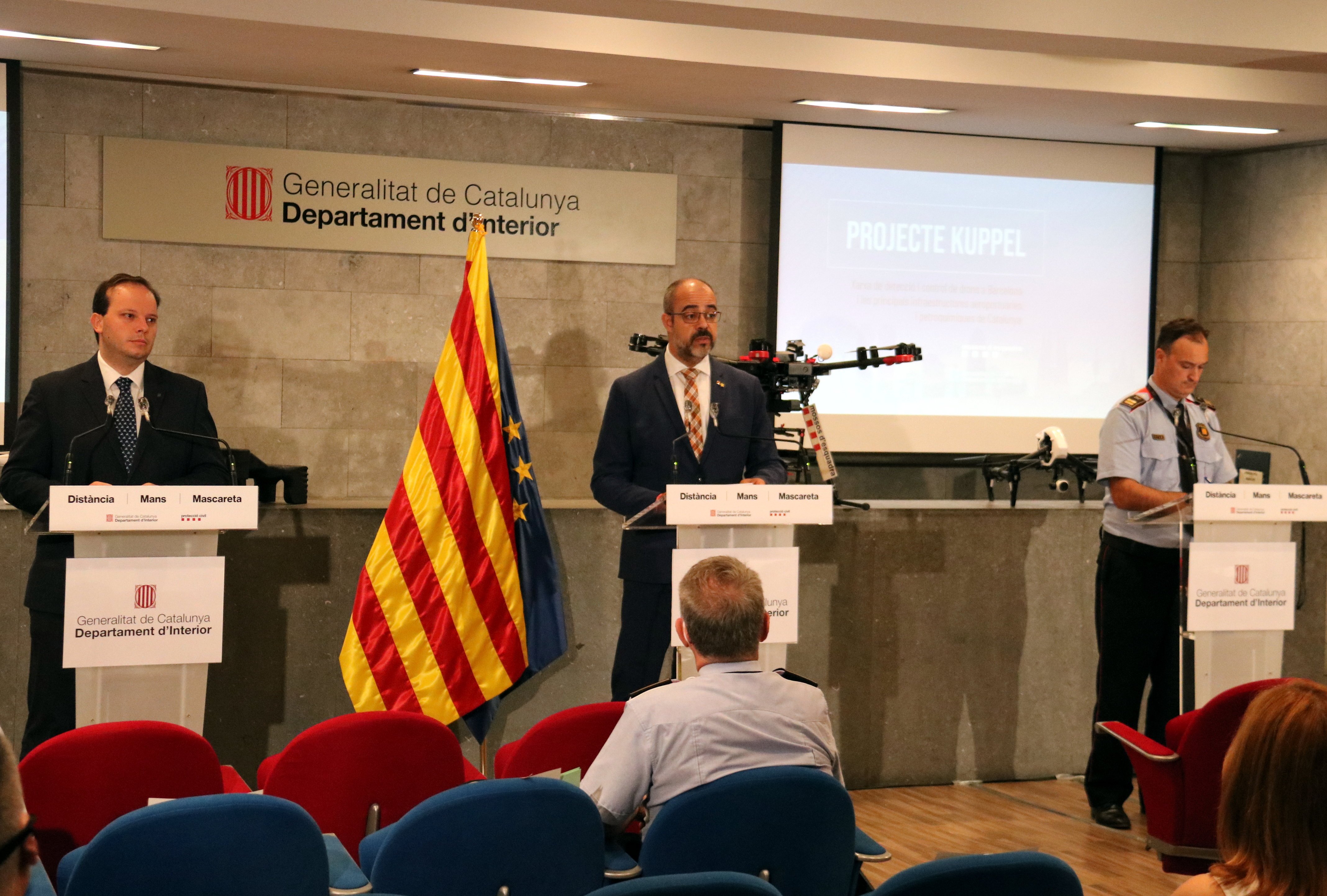 Els Mossos blindaran l'espai aeri amb cúpules virtuals antidrons