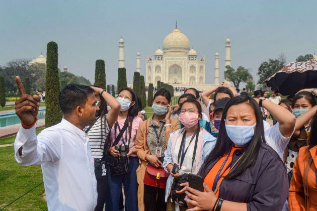 Taj Mahal coronavirus india - europa press