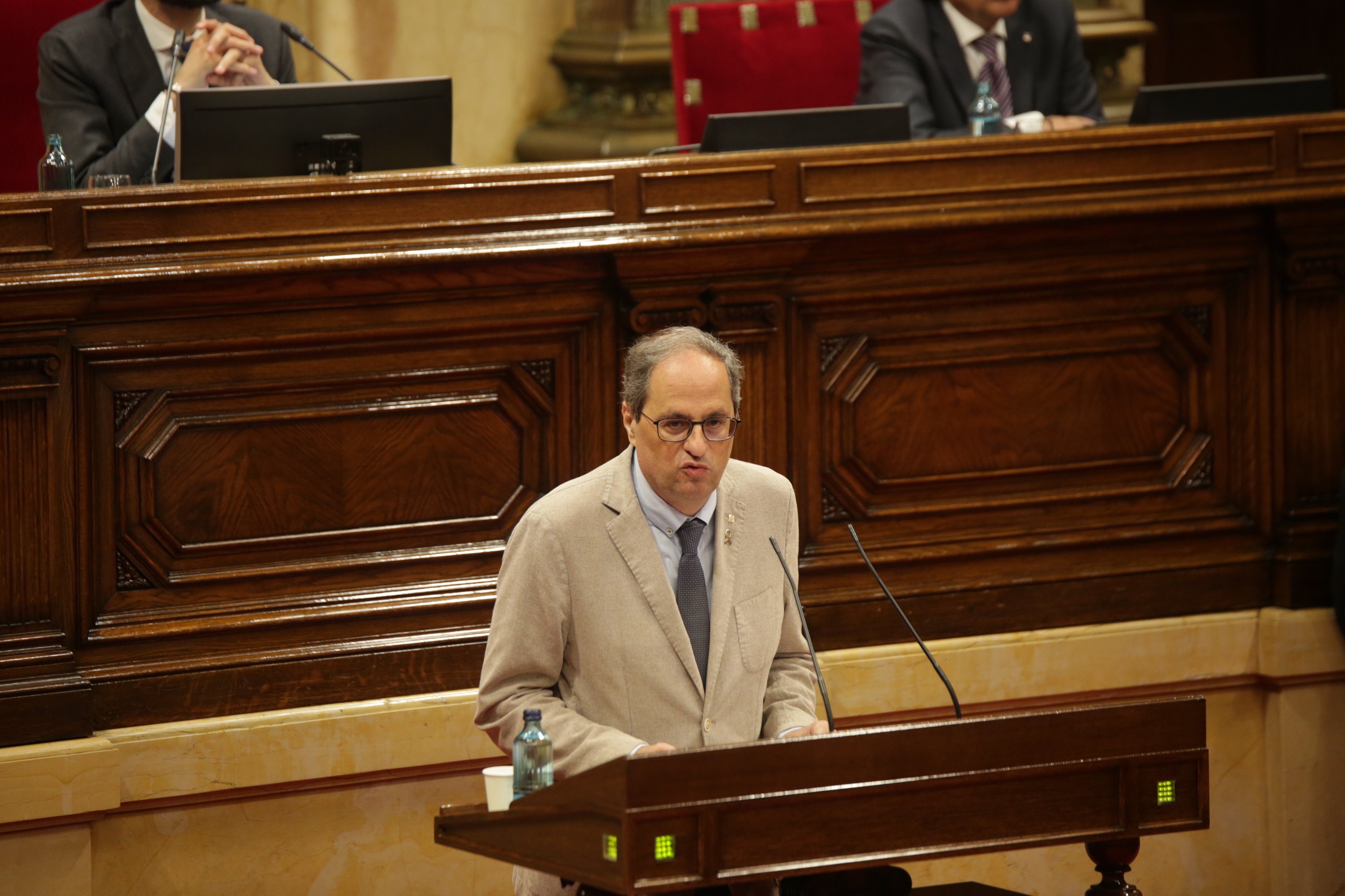 Torra apunta al govern espanyol per l'infrafinançament de les residències