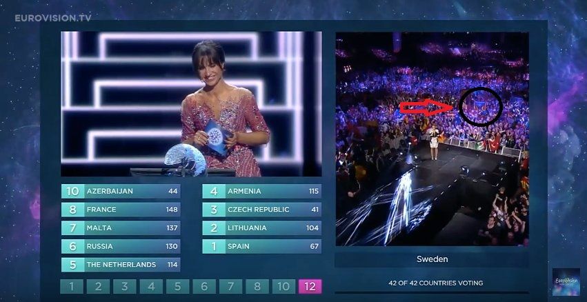 Una estelada es cola a Eurovisió mentre l’organització confisca una ikurriña