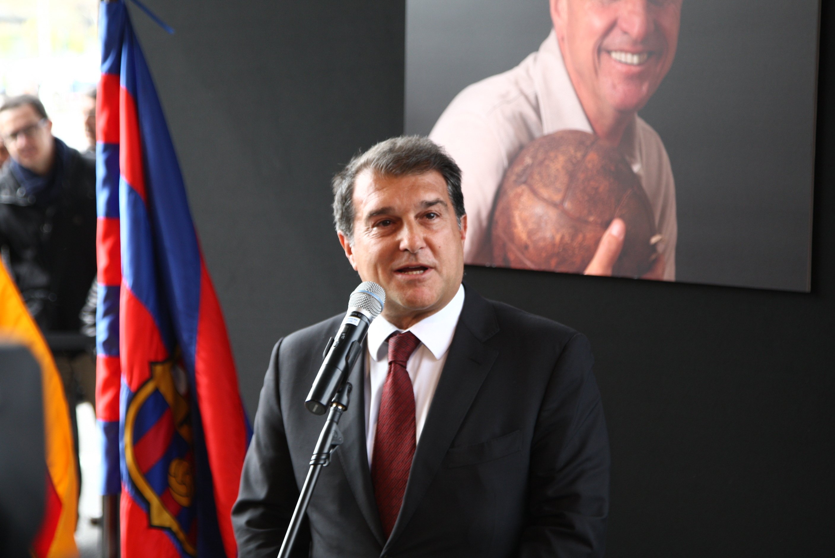 Laporta s'emociona en recordar Cruyff: "És insubstituïble"