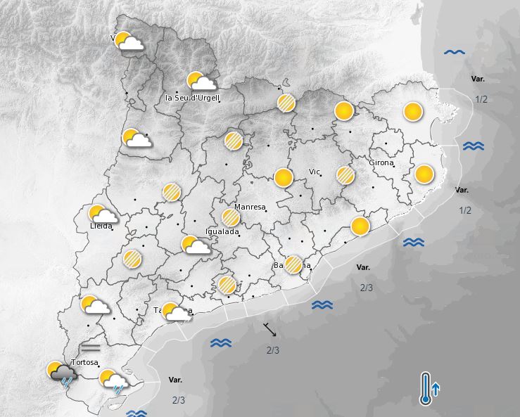 mapa temps