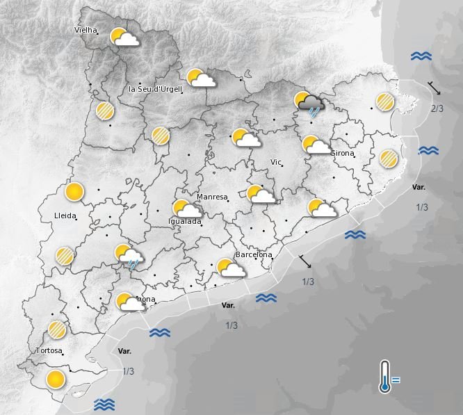 mapa temps