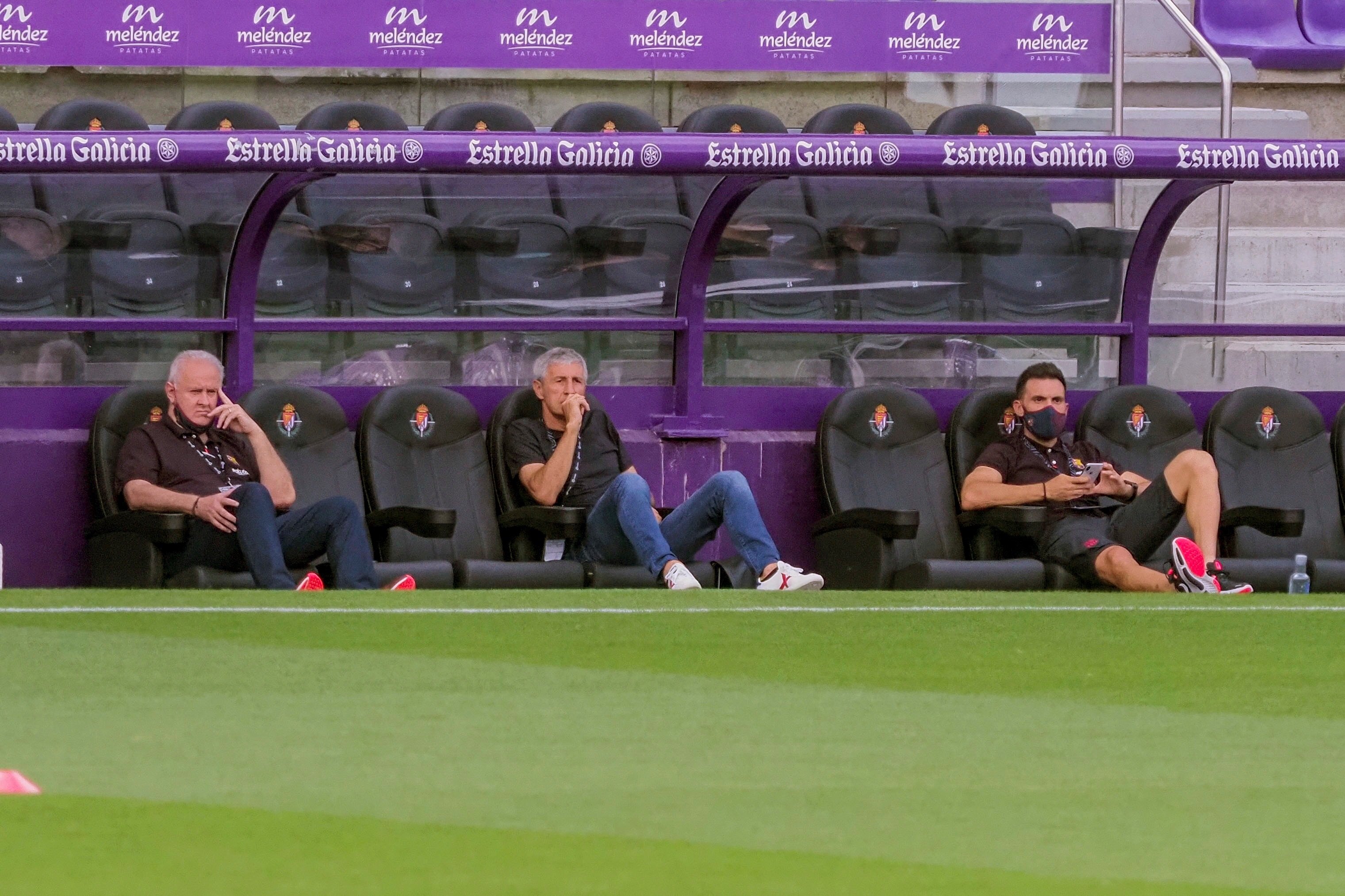 Quique Setién demanda al Barça