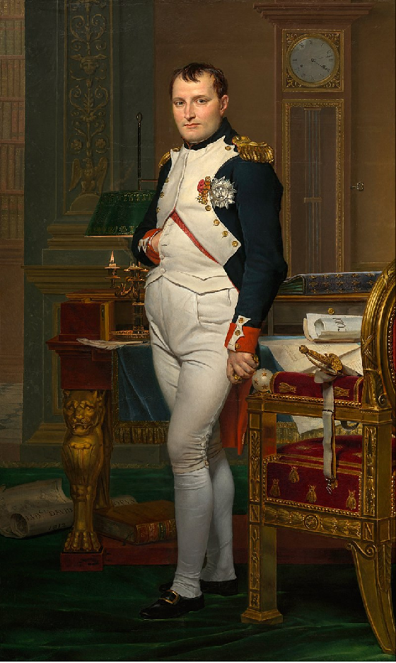 Napoleó Bonaparte (1812), obra de Jean Louis David. Font Musée des Tulleries