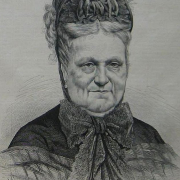 Maria Cristina de Borbó (circa 1870). Font La Ilustración Española y Americana