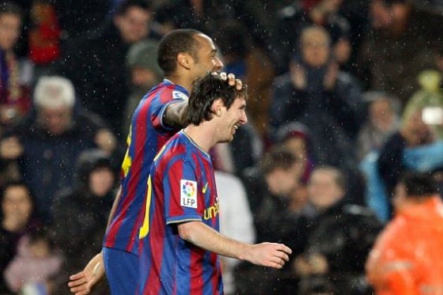 messi henry barca FC Barcelona