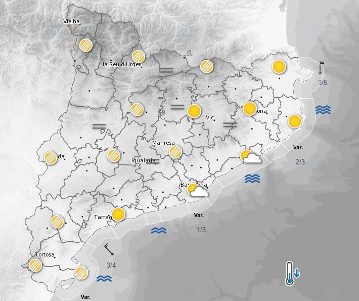 mapa temps