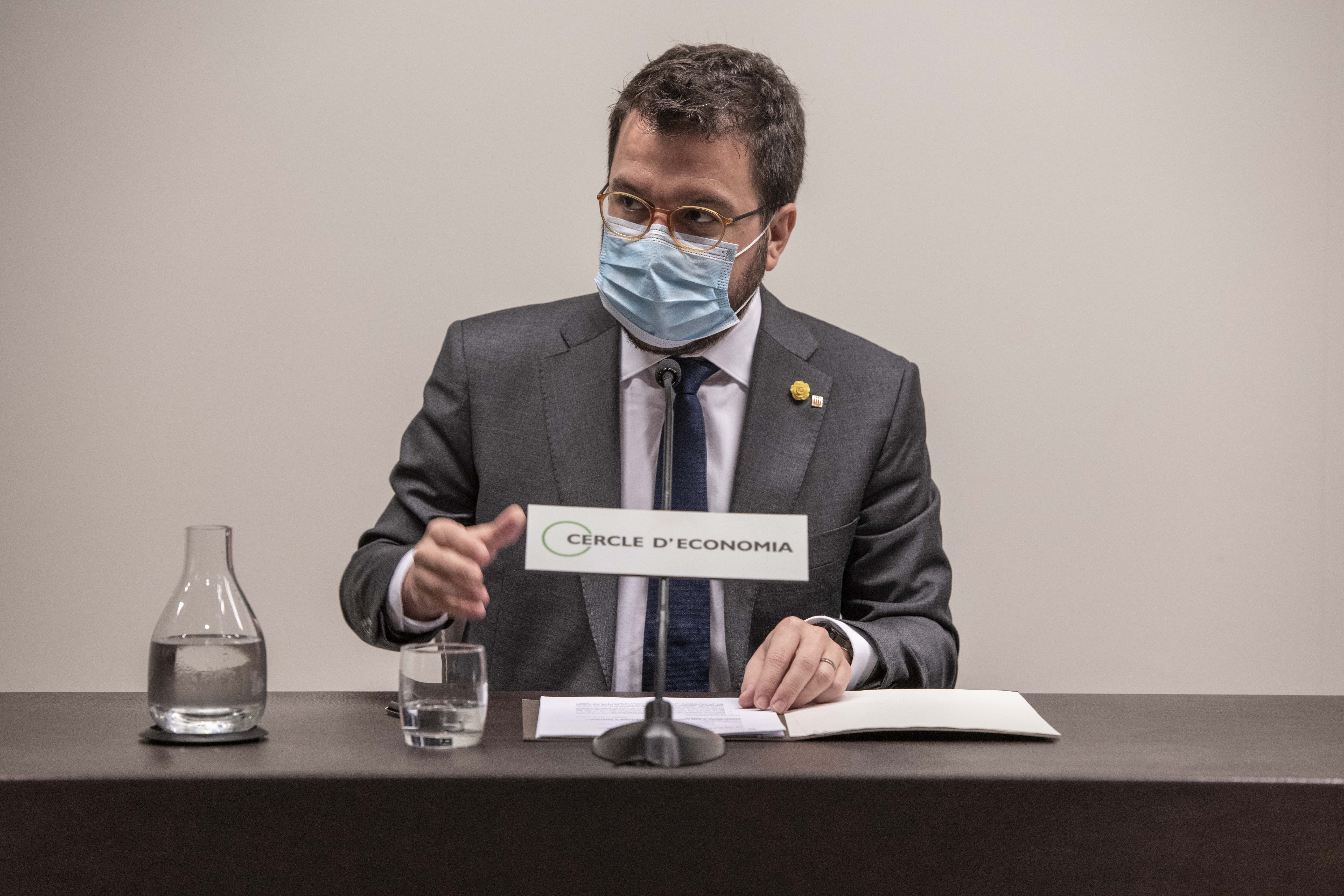 Aragonès anuncia una ampliació de 1.230 milions al pressupost davant la pandèmia