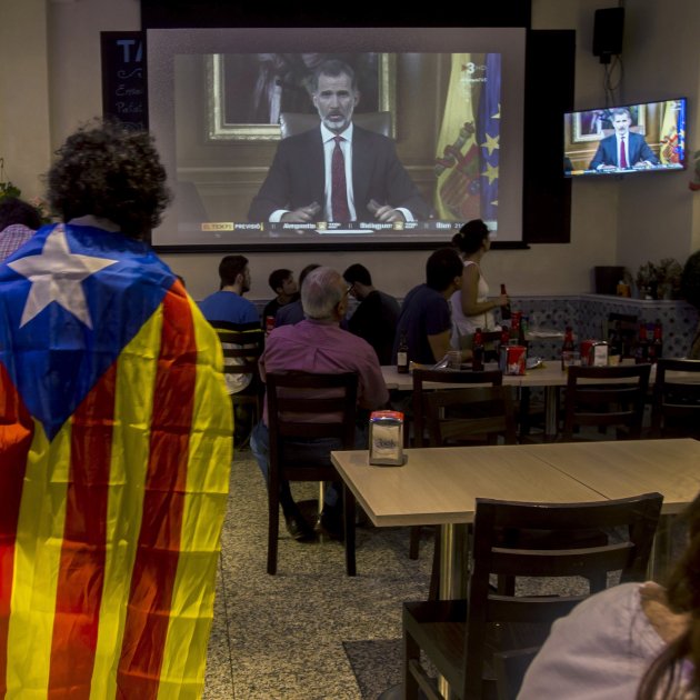 rey rey Felip discurso 3 octubre 2017 catalunya a miedo ellos EFE