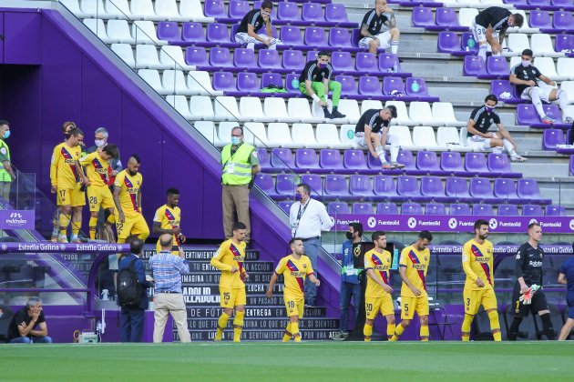 Barca jugadores Valladolid Lliga Europa Press