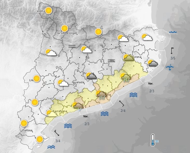 mapa tiempo