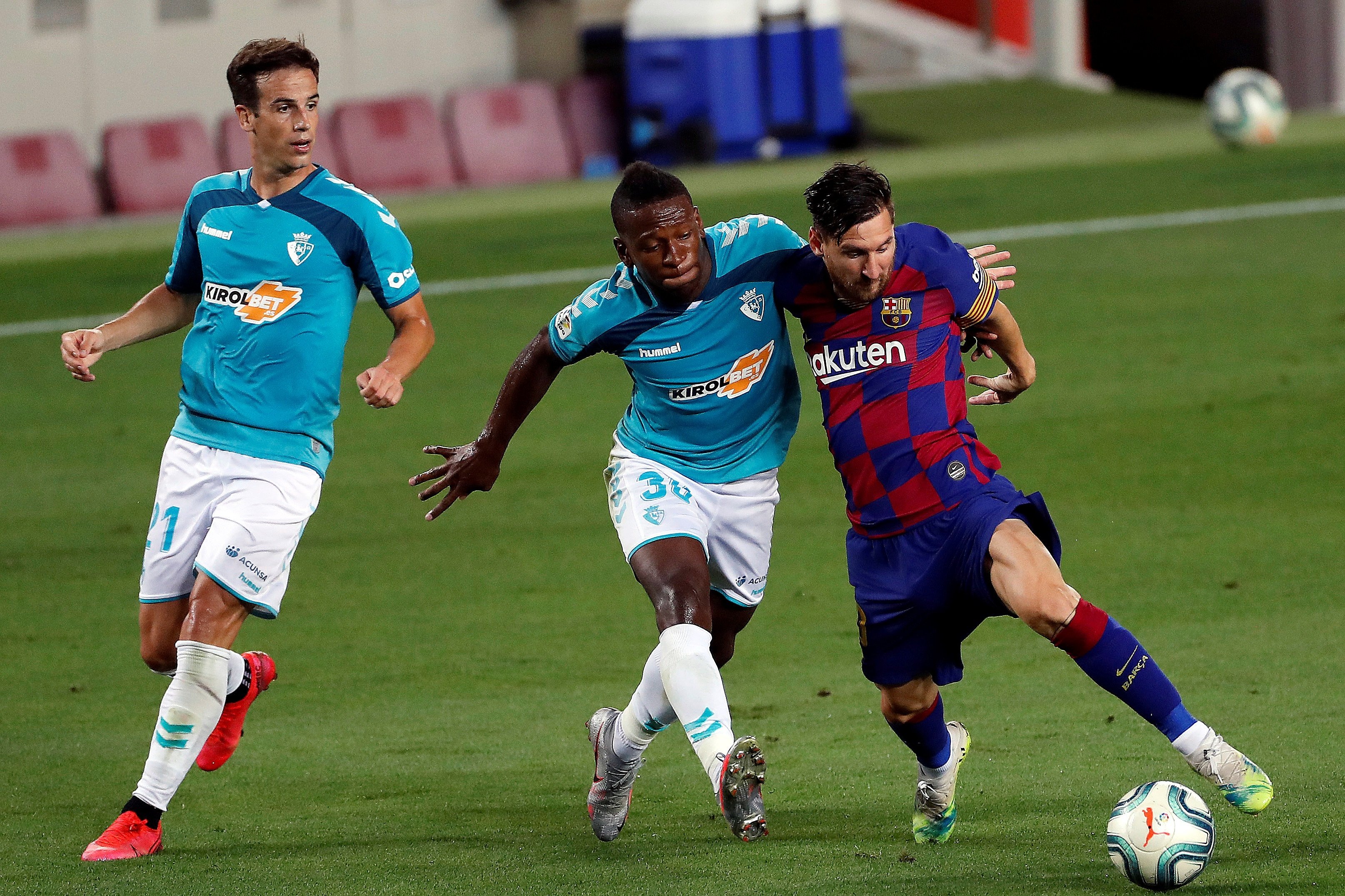 Horari i TV del Barça-Osasuna de la Lliga Santander