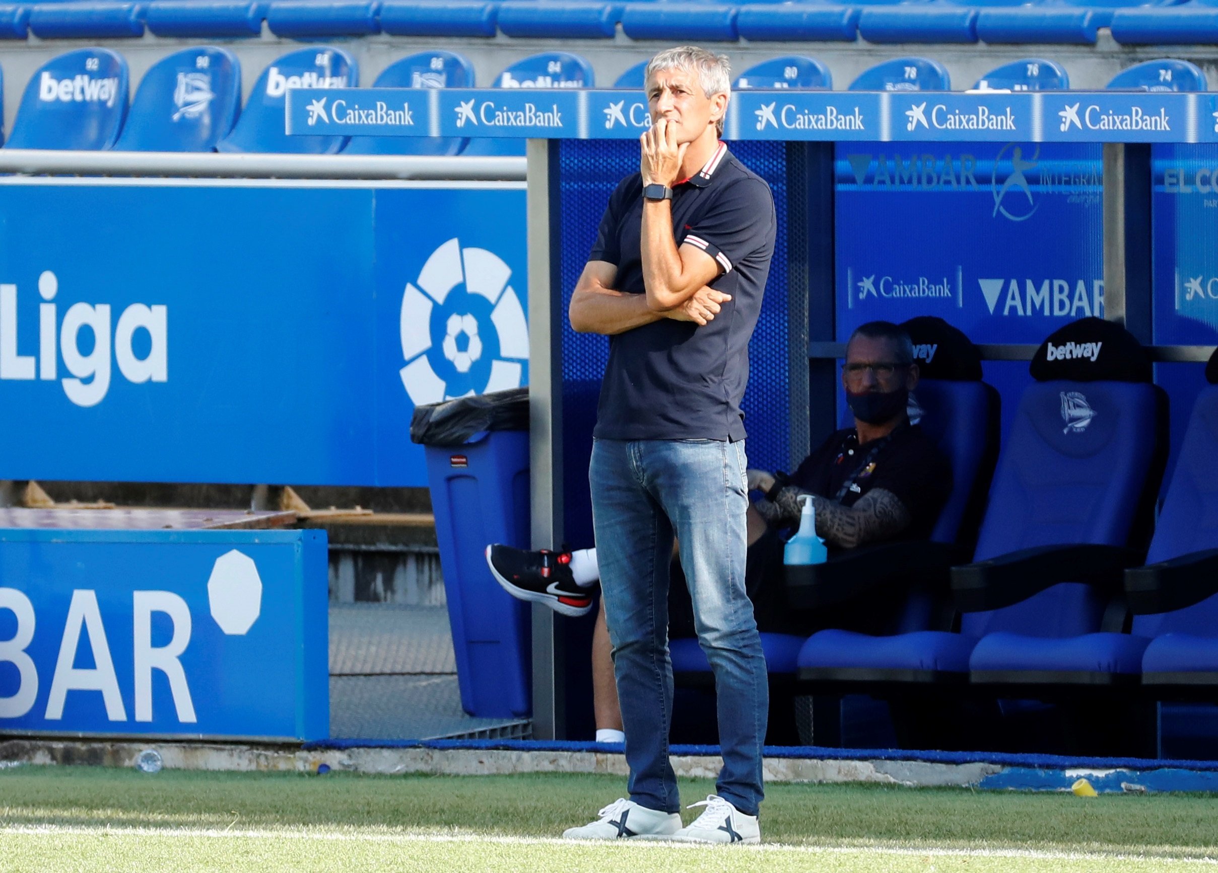 Quique Setién: "Me preocupa el futuro del equipo"