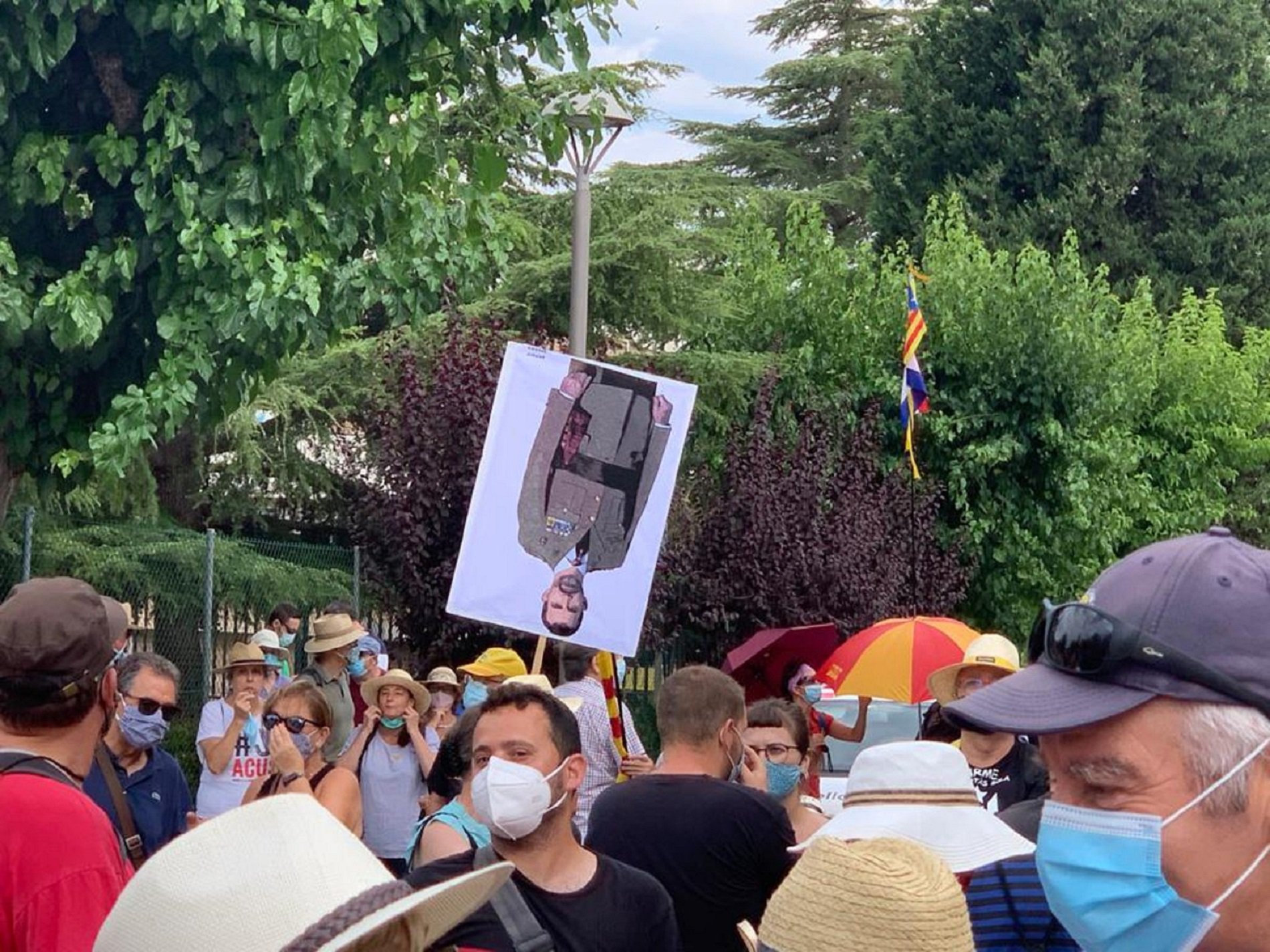 Human chain protest called for Friday against Felipe VI's presence in Barcelona