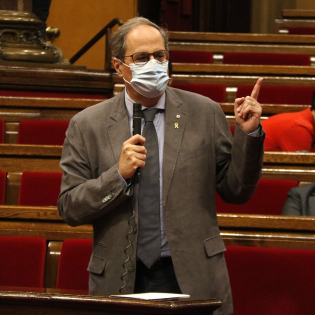 Torra, a l'oposició: "Em fa vergonya que empareu el judici a la Mesa"