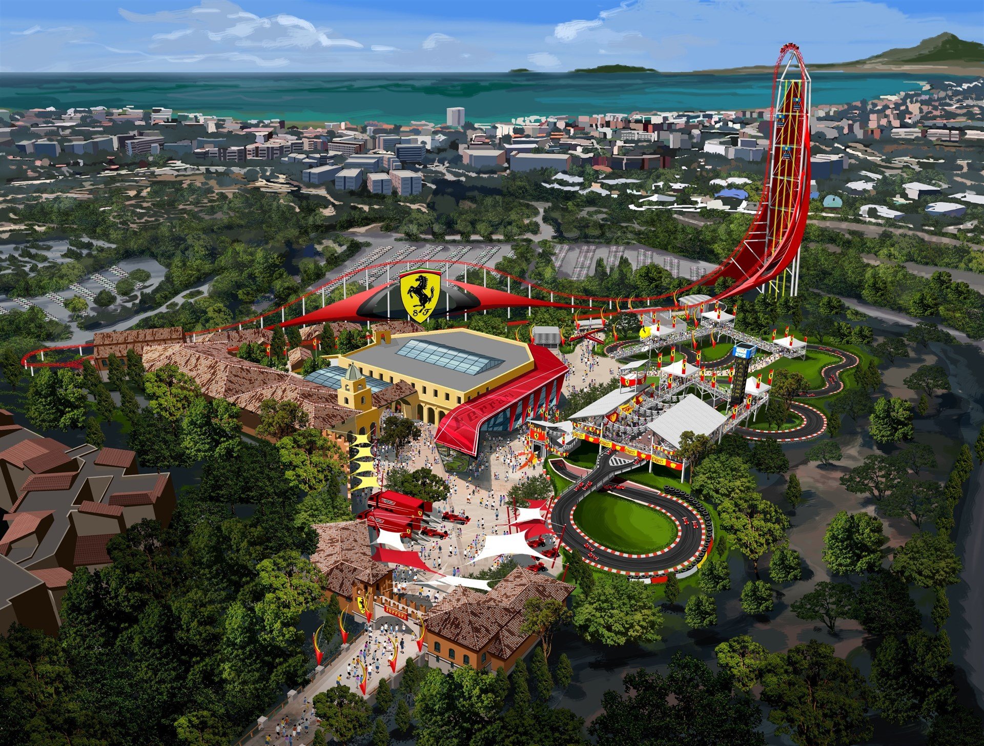 Ferrari Land engega motors amb l’objectiu d’assolir 5 milions de visitants