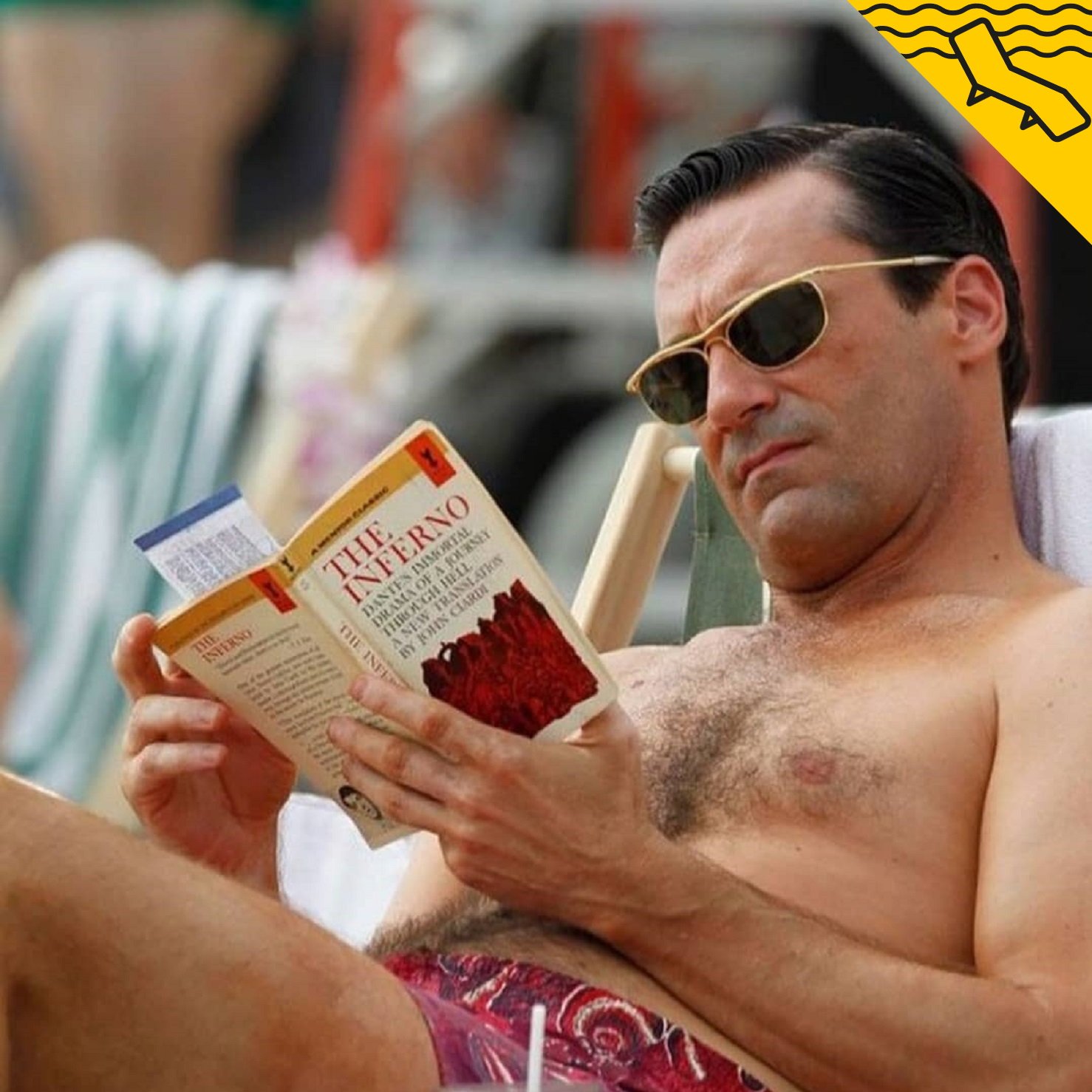 Don Draper en la playa