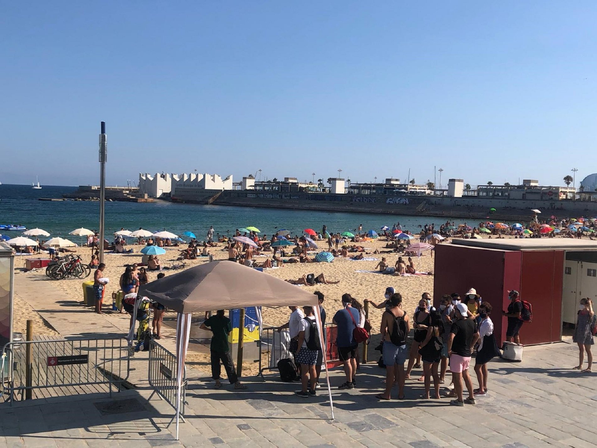 playa nueva icaria barcelona coronavirus celia trigo candeal