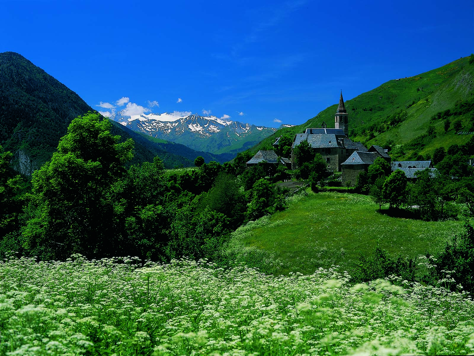 Val d'Aran, paratges de postal
