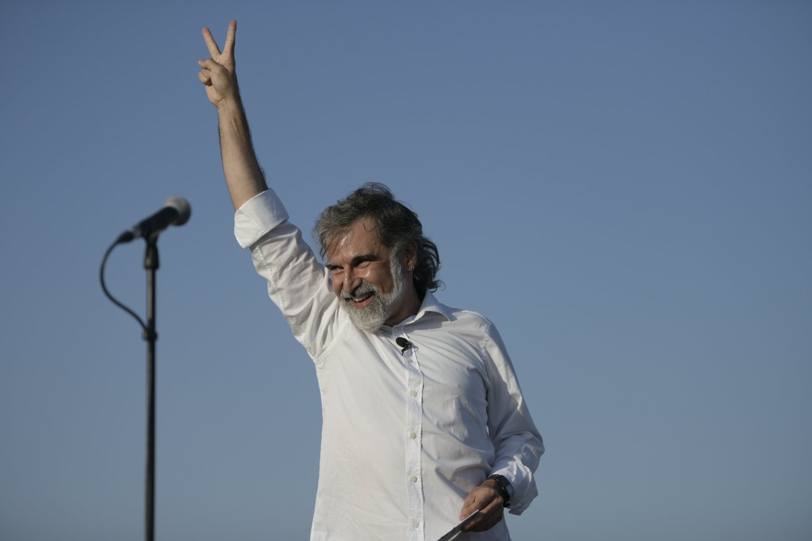 Jordi Cuixart: "The pardons don't end anything. The struggle continues, we persist."