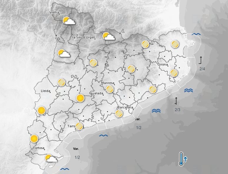 mapa temps