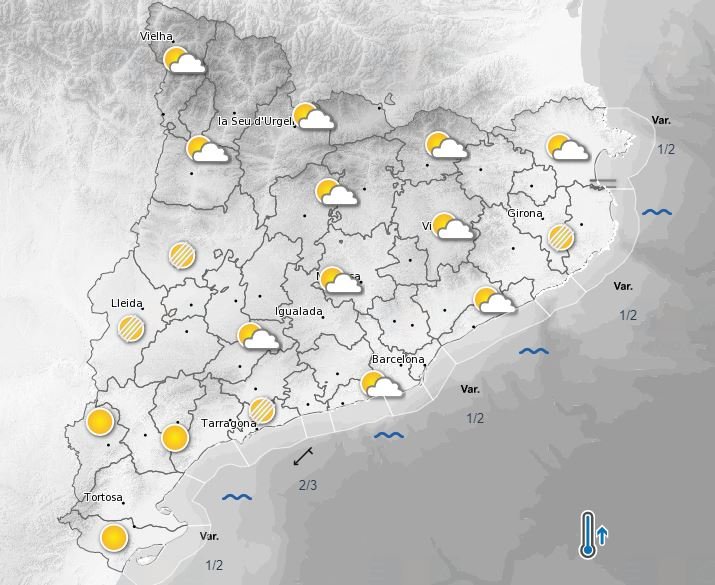 mapa temps