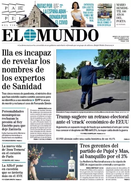 EL MUNDO 31 juliol