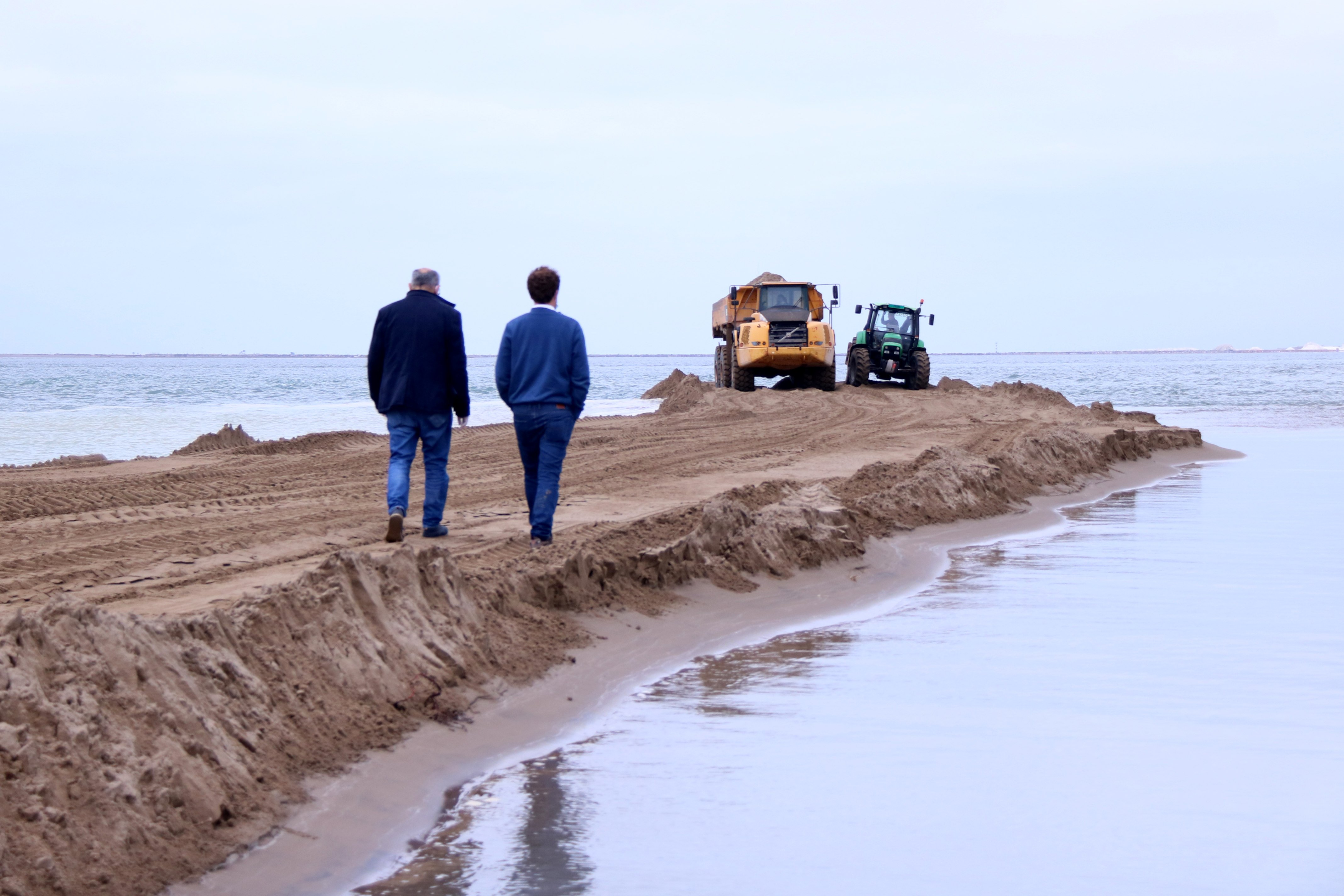 Reabre parte del Trabucador en el Delta del Ebro, dañado por el temporal Gloria