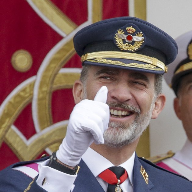 rei Felip VI vestit militar riu GTRES