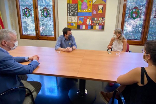Pere Aragonès i Mireia Ingla