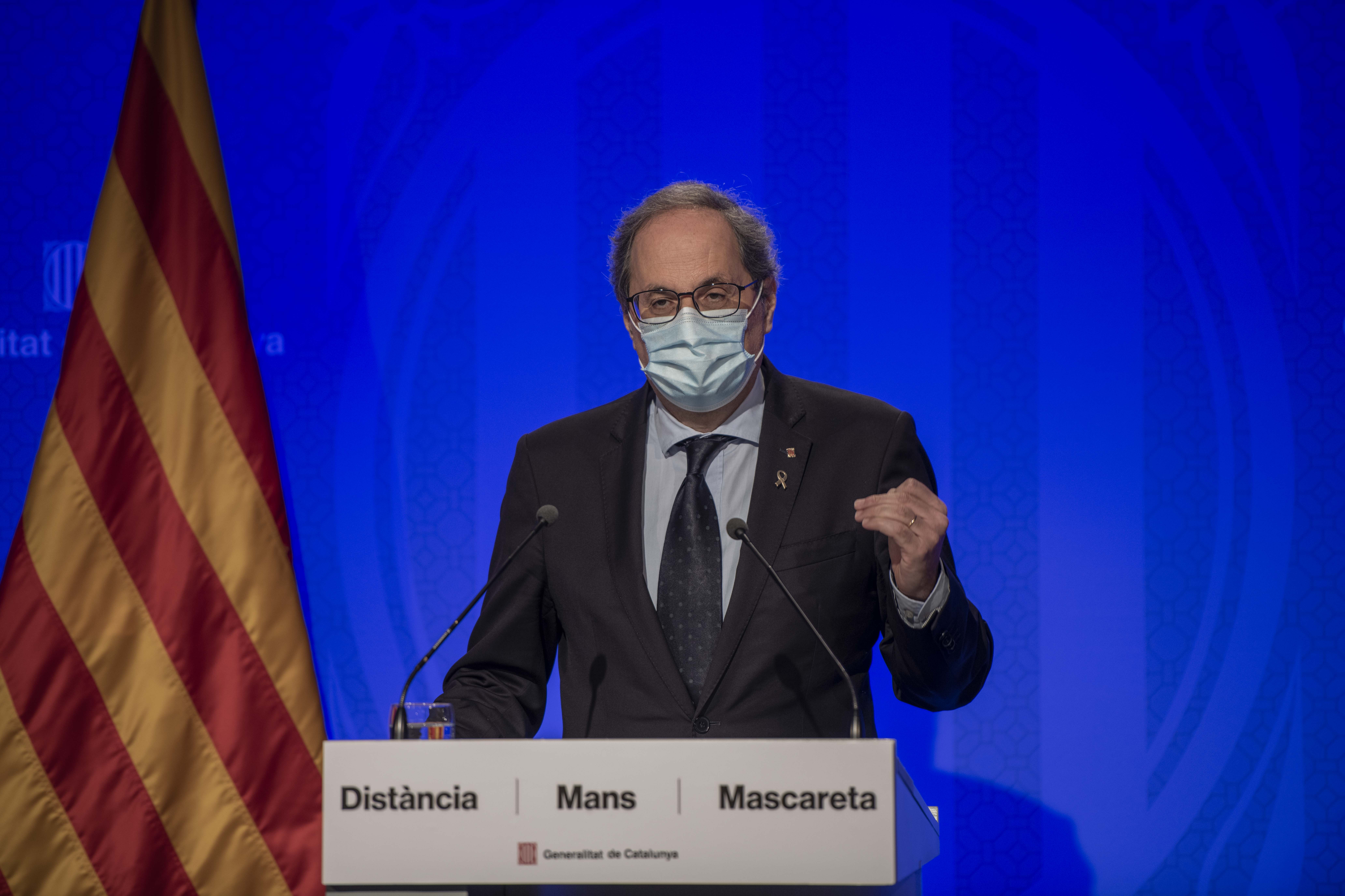 Torra, a Felipe VI: "Los catalanes sólo le pedimos una cosa: que abdique"