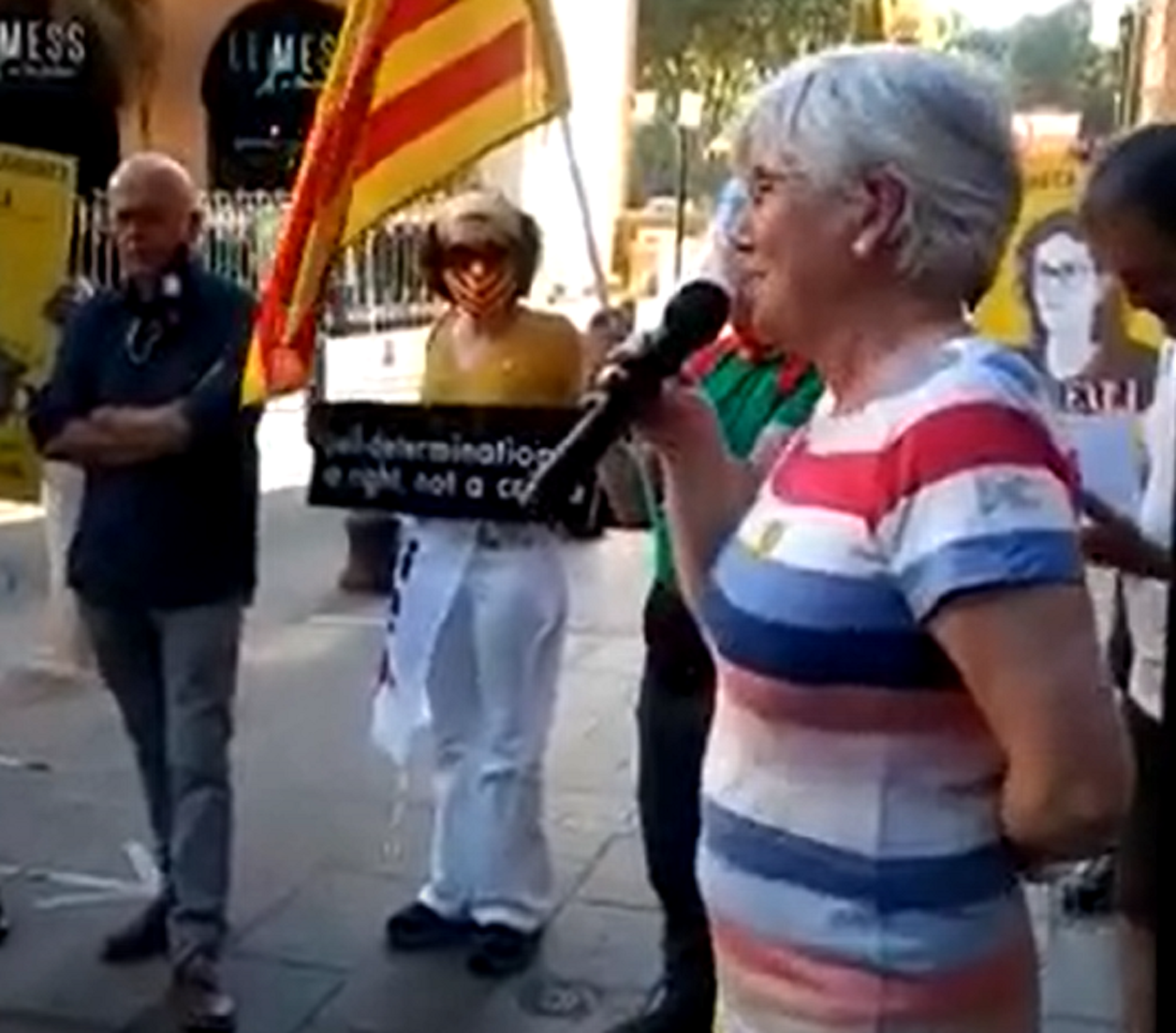 Clara Ponsatí returns to Perpinyà: "We won't stop until we win"