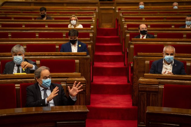 Torra ple del Parlament monarquia EFE