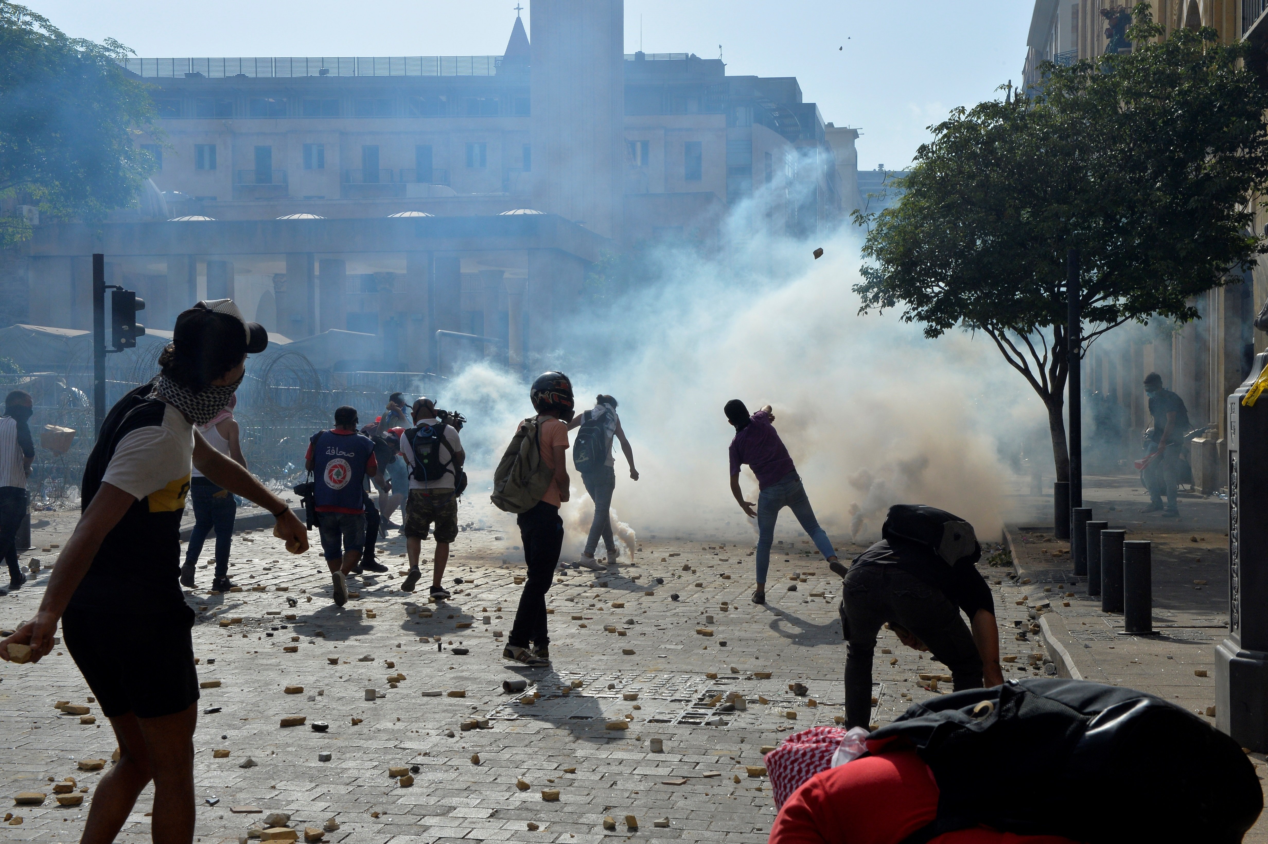Fuertes protestas en el Líbano contra el gobierno y Hezbollah
