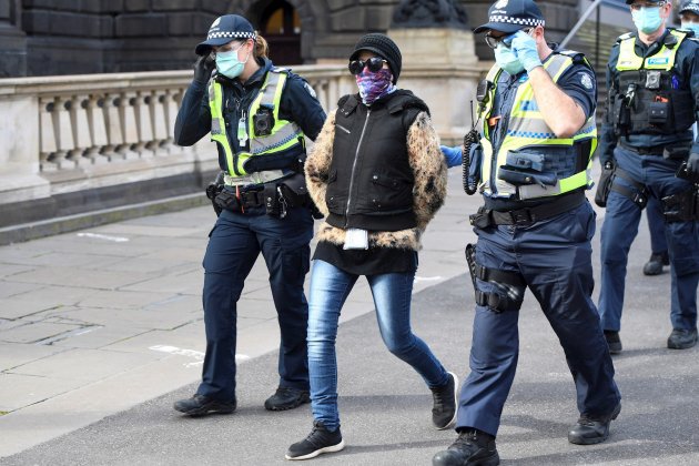 protestis anticonfinament australia efe