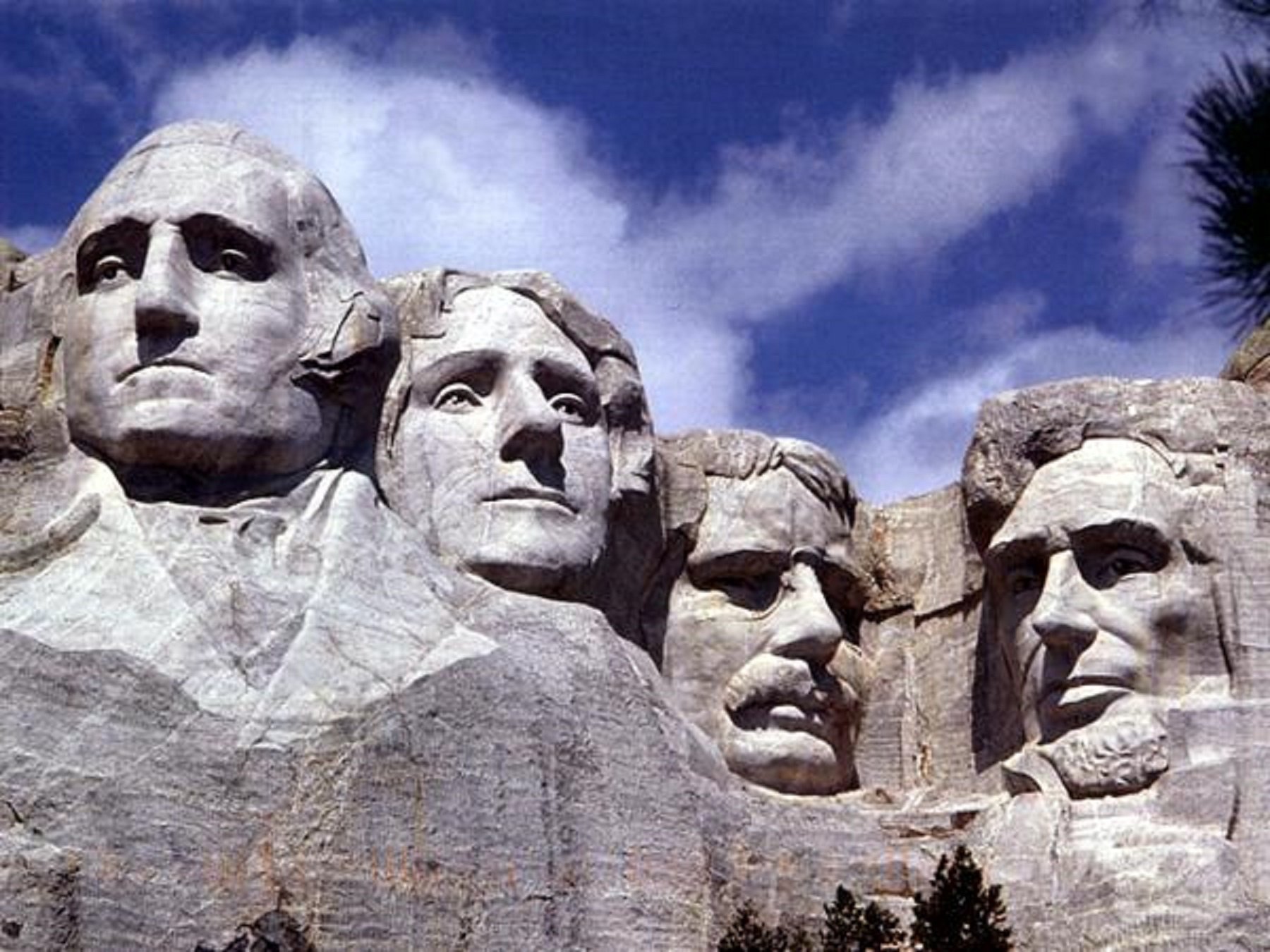 Trump tiene ganas de verse en el monte Rushmore