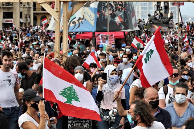 manifestacio carrers beirut liban explosio - Efe