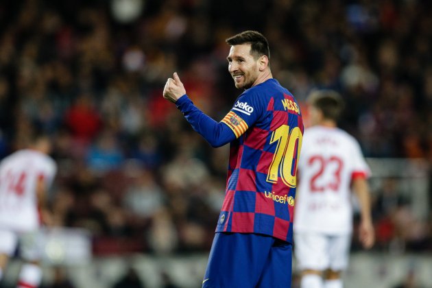 Messi riu rient Barca EuropaPress