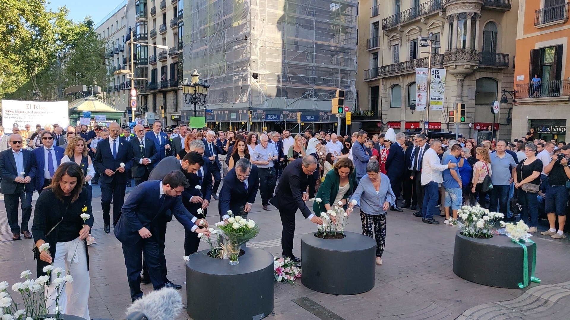 Barcelona celebrarà dilluns un acte d'homenatge a les víctimes del 17-A