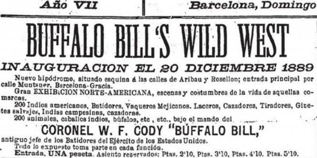 Buffalo Bill Arxiu Historic Barcelona
