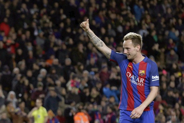 Rakitic celebracio gol Barça Celta EFE