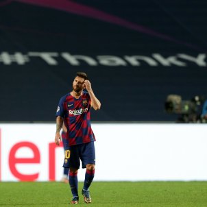 leo messi trist barça bayern EFE leo messi trist barça bayern EFE