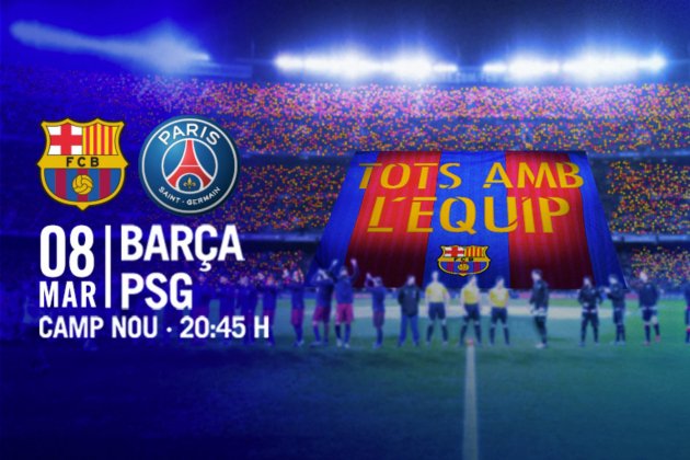 tifo PSG FCB