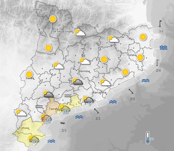 predicción tiempo