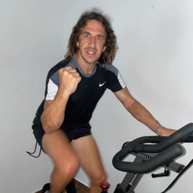 Carles Puyol bici @carles5puyol