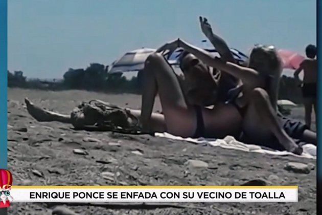 Enrique Ponce enfadat Ana Soria platja T5