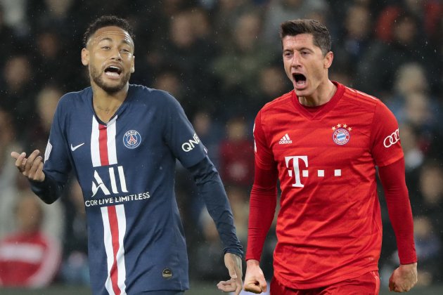 Neymar Lewandowski foto cardo