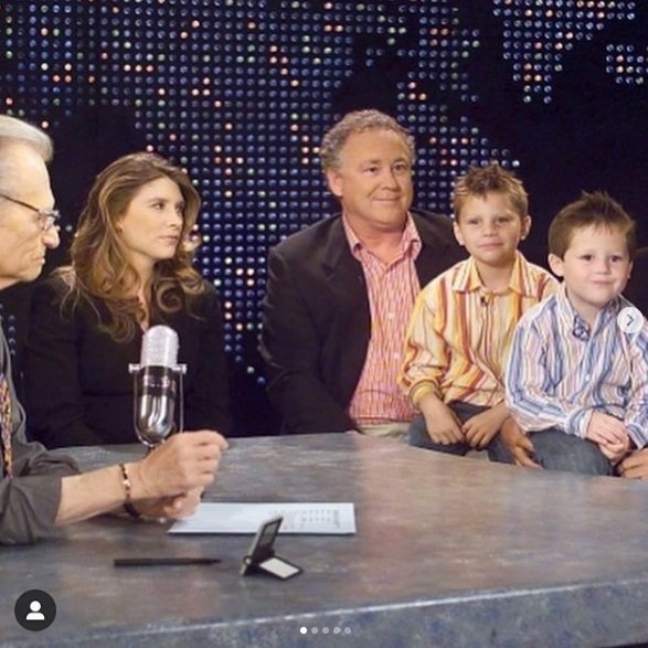 larry king e hijos